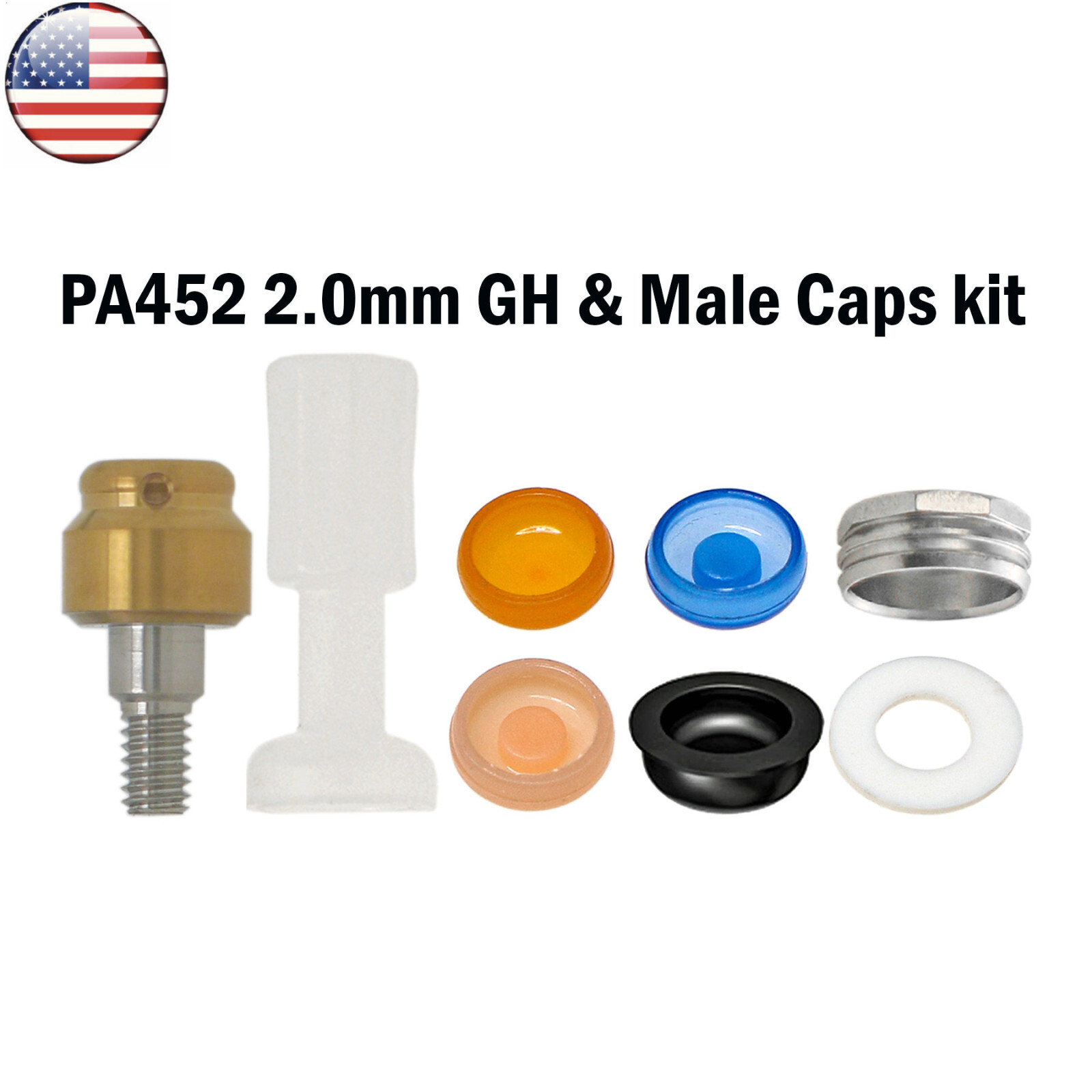 US Dental Locator Abutment Male Cap Implant Tool fits Zimmer PAØ4.5mm Removable