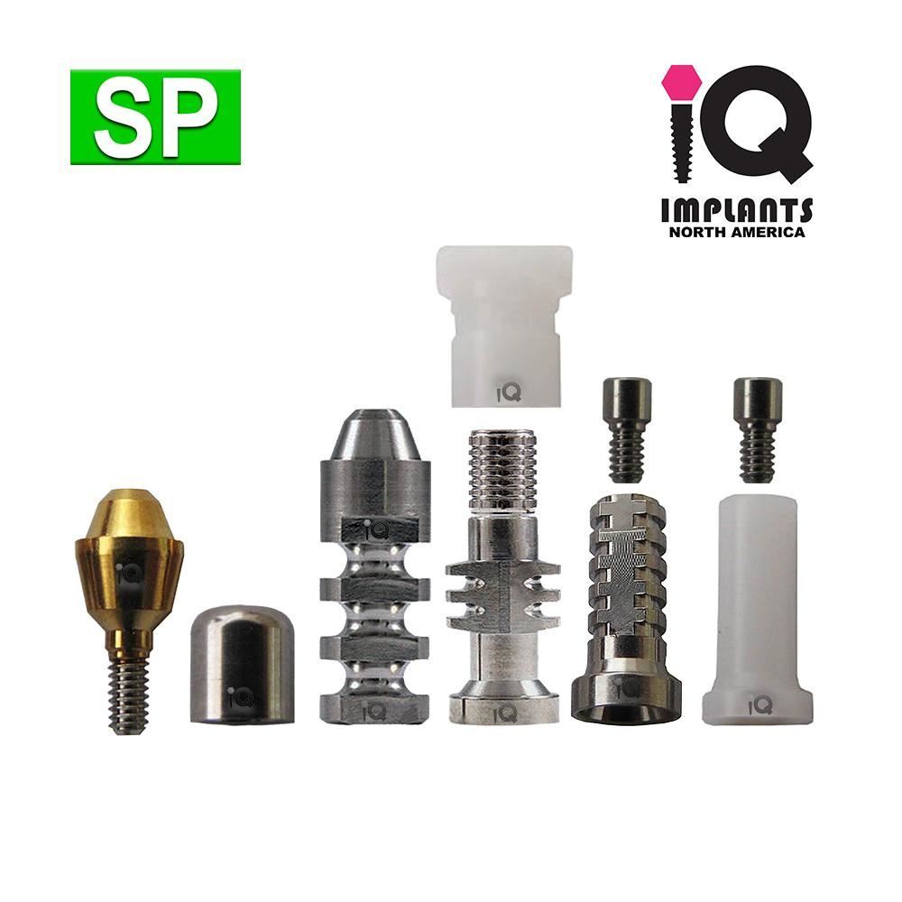 IQ USA Solid Multiunit Straight, 9pcs Premium Kit, 3.5-3.75mm Hex Platform