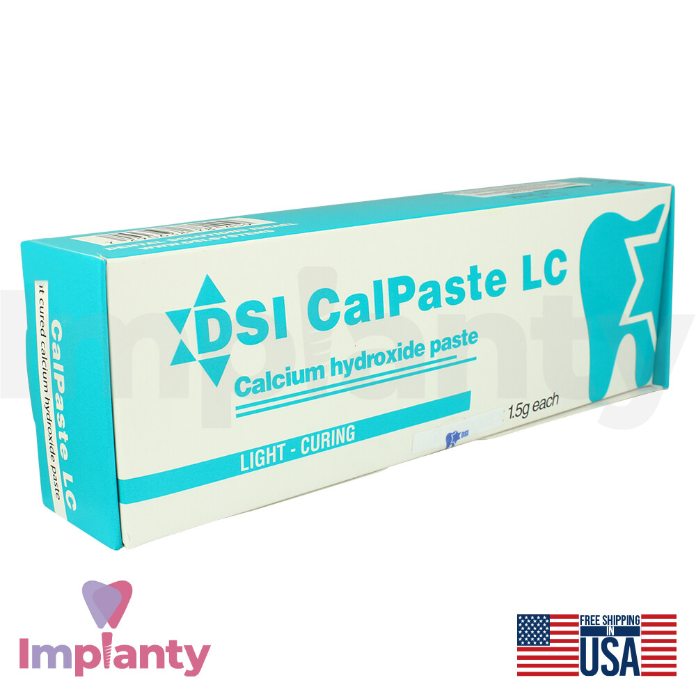 DSI Calcium Hydroxide Paste Dental Syringe 1.5g Composite Restorations