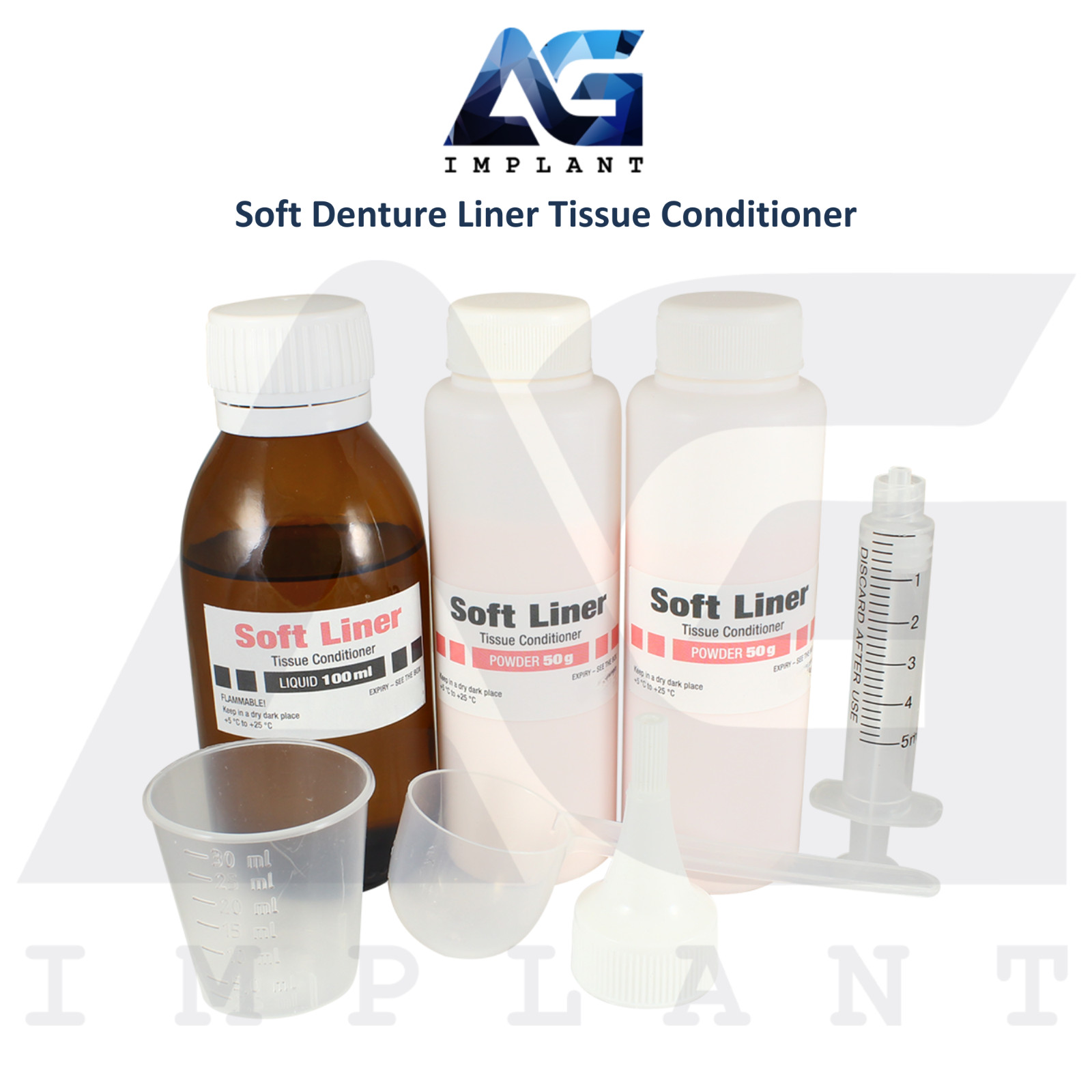 Dental Soft Denture Liner Tissue Conditioner Cushioning Renewing Dentures