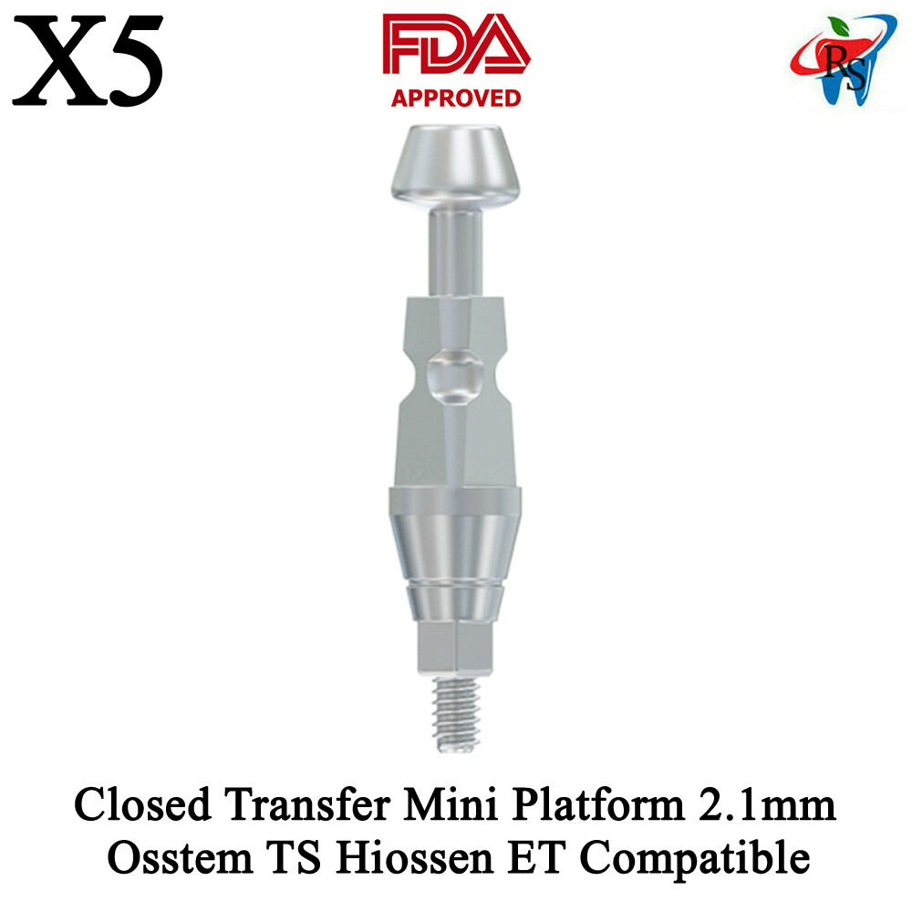 5pcs Prosthetic Closed Transfer Mini Platform 2.1mm Oss tem TS Compatible
