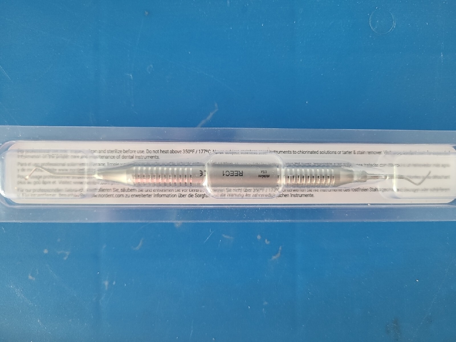 Nordent Excavator, DE, Spoon #1 (1.2 mm ), DuraLite Round Handle