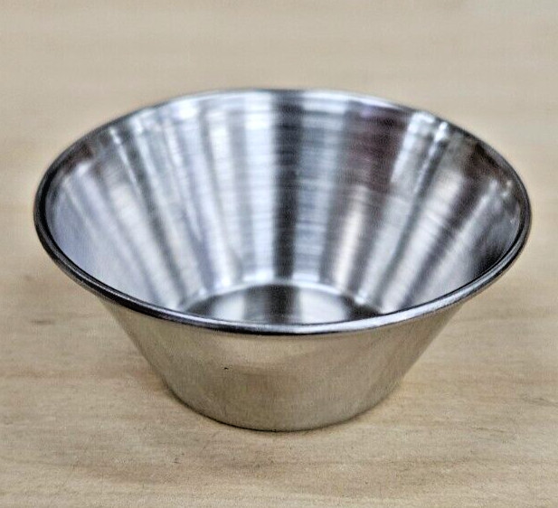 Winco SCP-15 Stainless Steel Dental Mixing Cup Bowl 1.5oz/45mL 2.5″ x 2.5″ x 1″