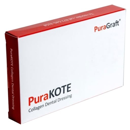 Puragraft PGKTE1 Purakote Collagen Wound Dressing 0.75″ X 1.5″ 10/Bx