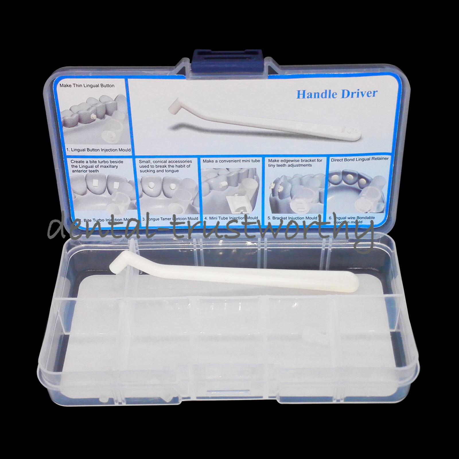 Dental Orthodontic Mini Injection Mould Kit Tube Wire Bite Turbo Tongue Tamers