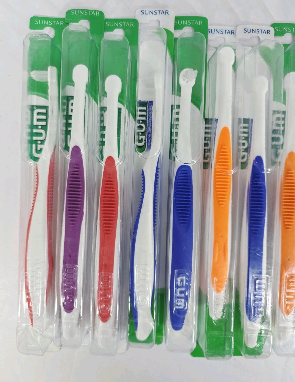 Sunstar 308PD End Tuft Toothbrush Small Tapered Head 15pk Assorted colors