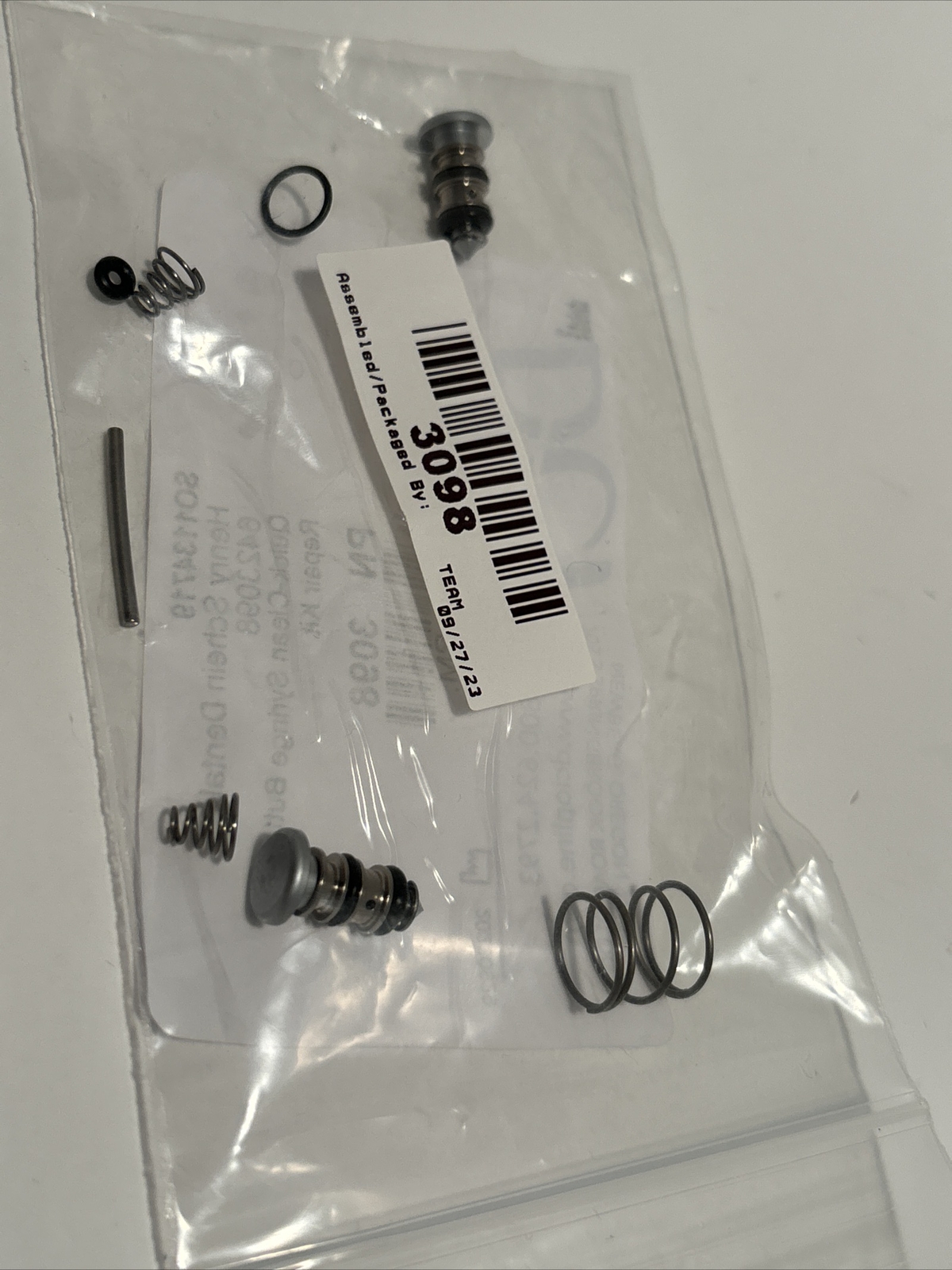 henry Schein Dental SO1131928 quick-clean syringe buttons & repair kit #3098