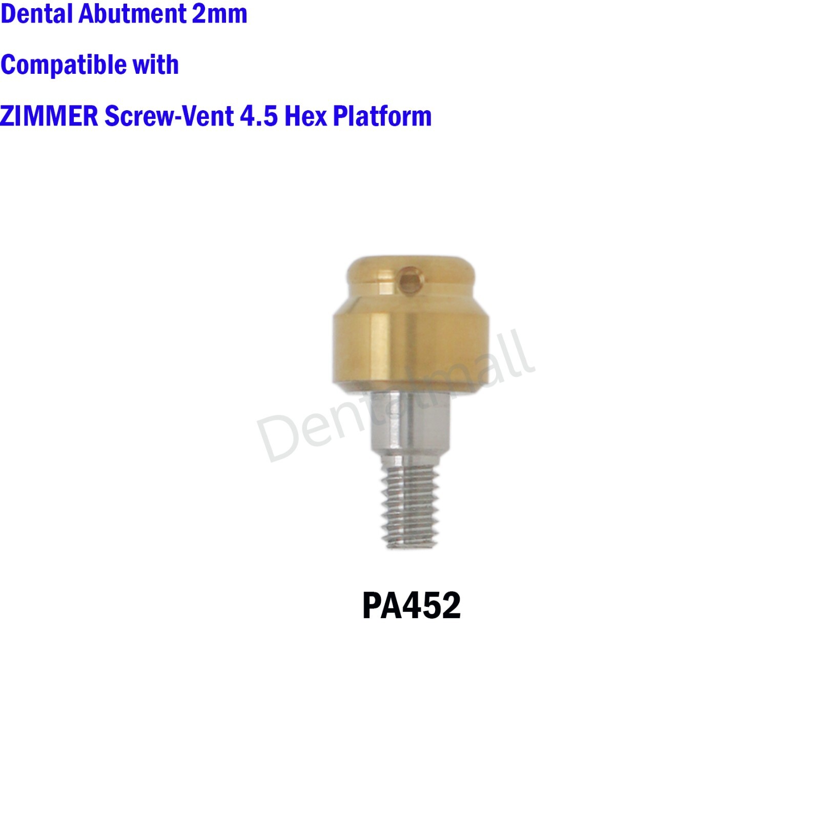 Dental LOCATOR Abutment fit Zimmer Cortex MIS Mini Regular Ø3.5/4.5mm GH 1-5mm