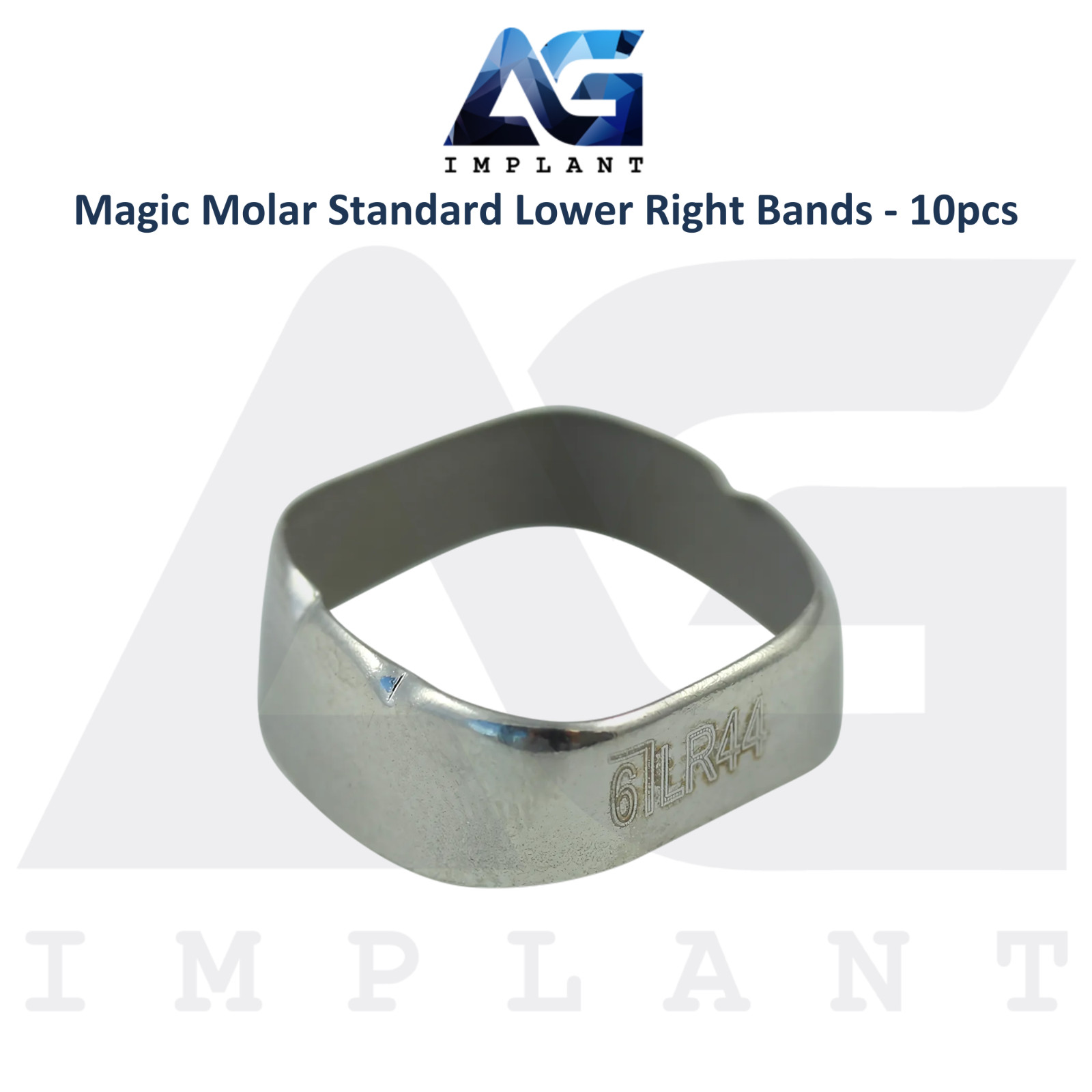 Magic Molar Standard Lower Right Ortho Bands 10pcs Solid Anchor Dental Procedure