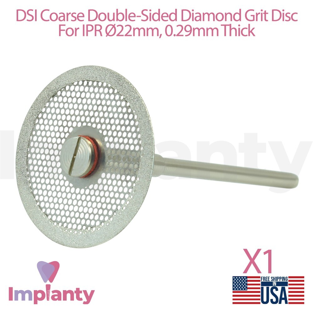 Dental Coarse Double Sided Diamond Grit Flexible Beehive Disc IPR Ø22mm