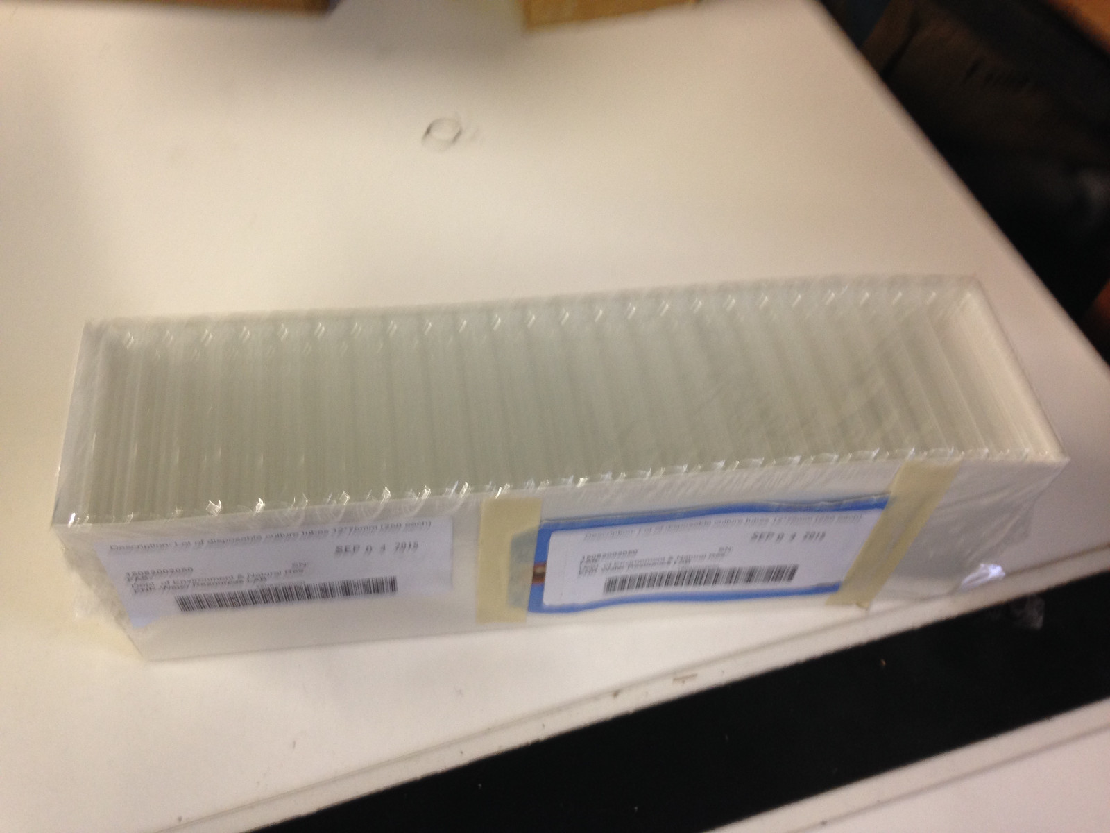 250 New Kimble Chase Culture Tubes, Disposable, Borosilicate Glass 12 X 75 mm
