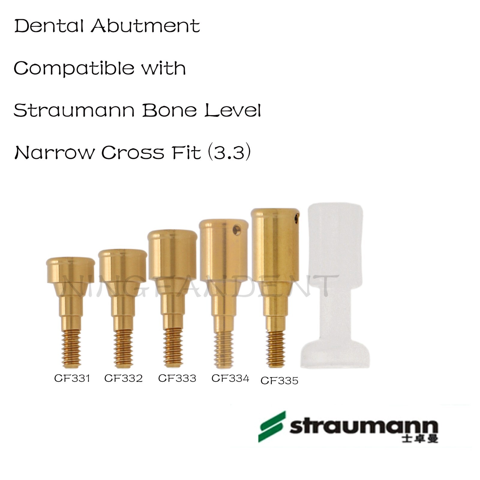 Straumann/ITI-Bone Level NC Dental Overdenture Locator Abutments For 1-5mm GH
