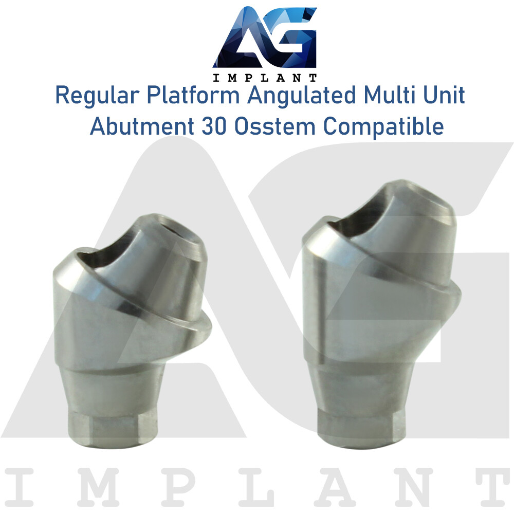 Angled Multi Unit 30° Titanium Fit Regular Platform Prosthetic Osstem® TS Hex