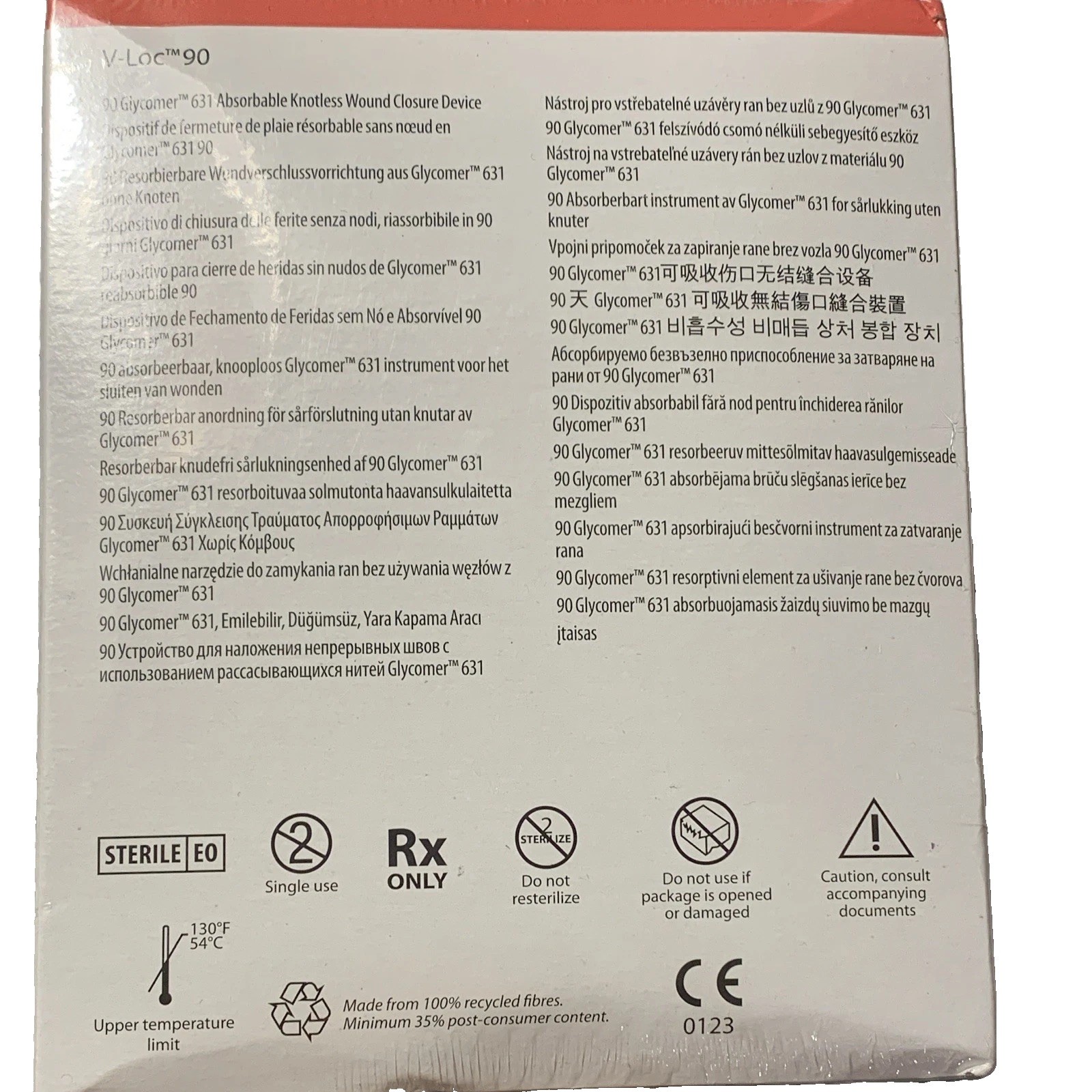 Covidien V-Loc 90 Absorbable Wound Closure Device 3-0 12in Violet VLOCM0614