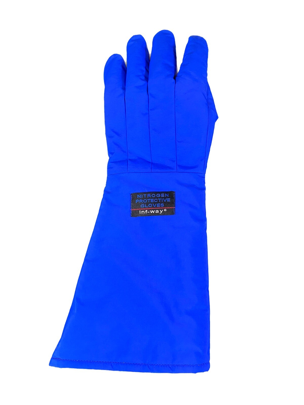 INF-WAY Elbow Cryo-Glove Single Left Hand Only Dry Ice Handling 19” Length Blue