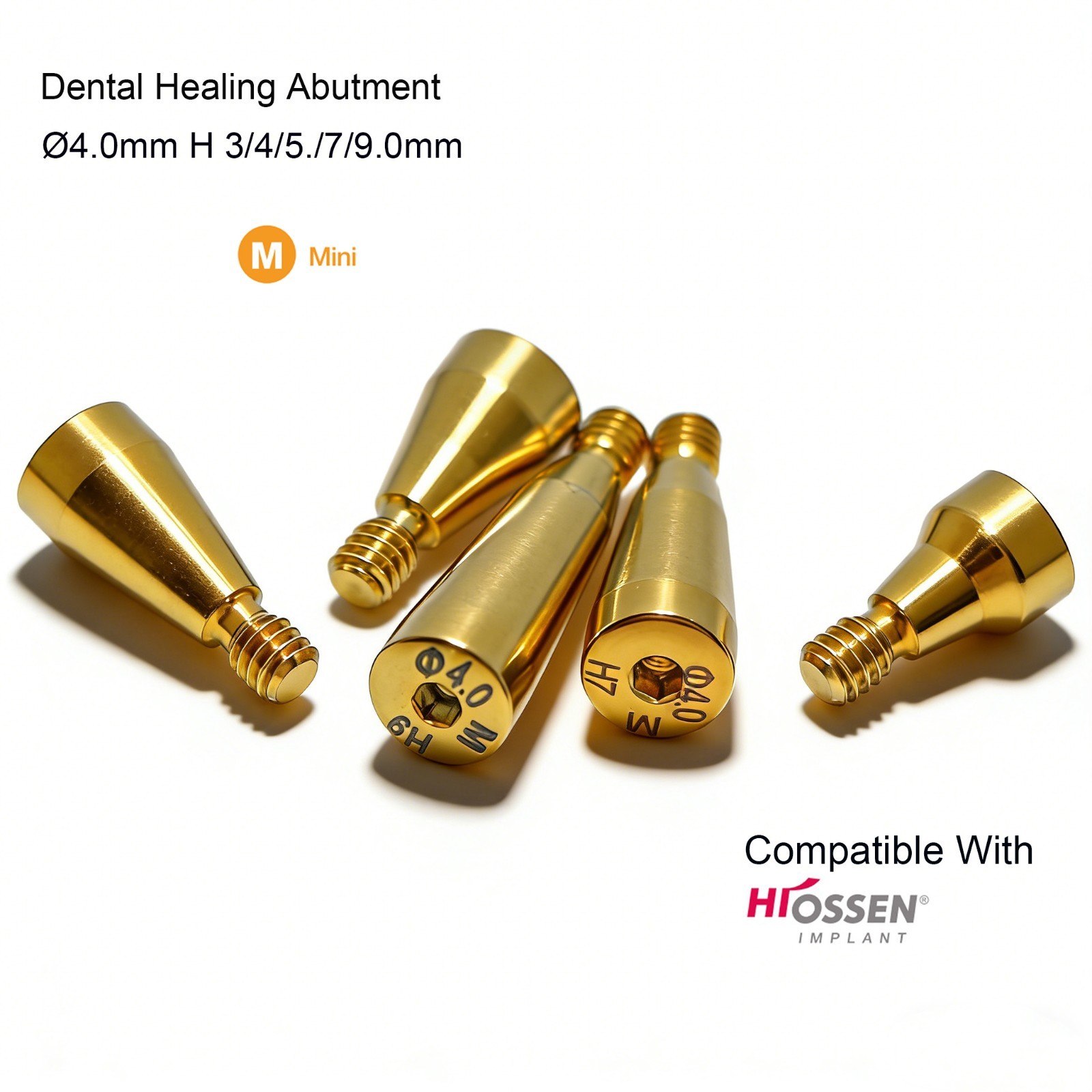 US Dental Healing Abutment Cap Mini Regular Platform Fits Ostem Hiossen Implant