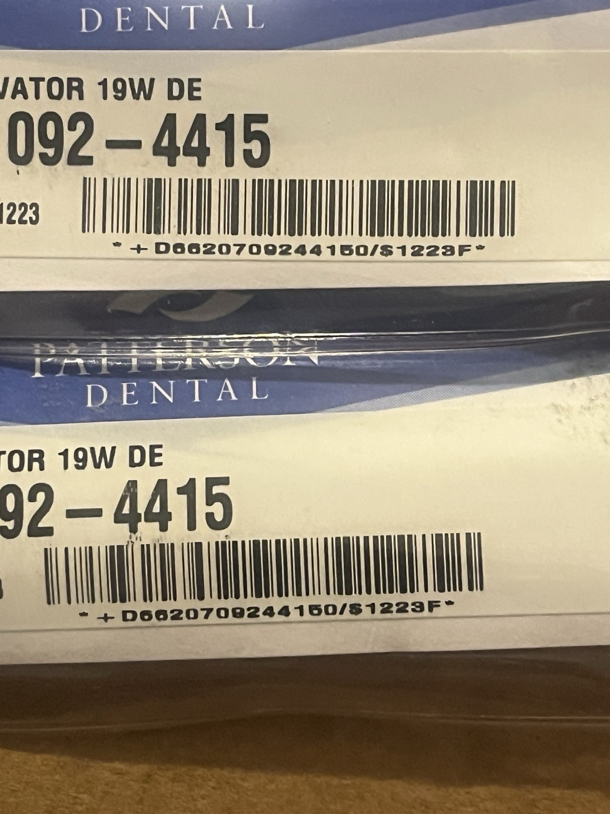 New Dental #19W Excavator Patterson Brand REF 092-4415 Made In USA