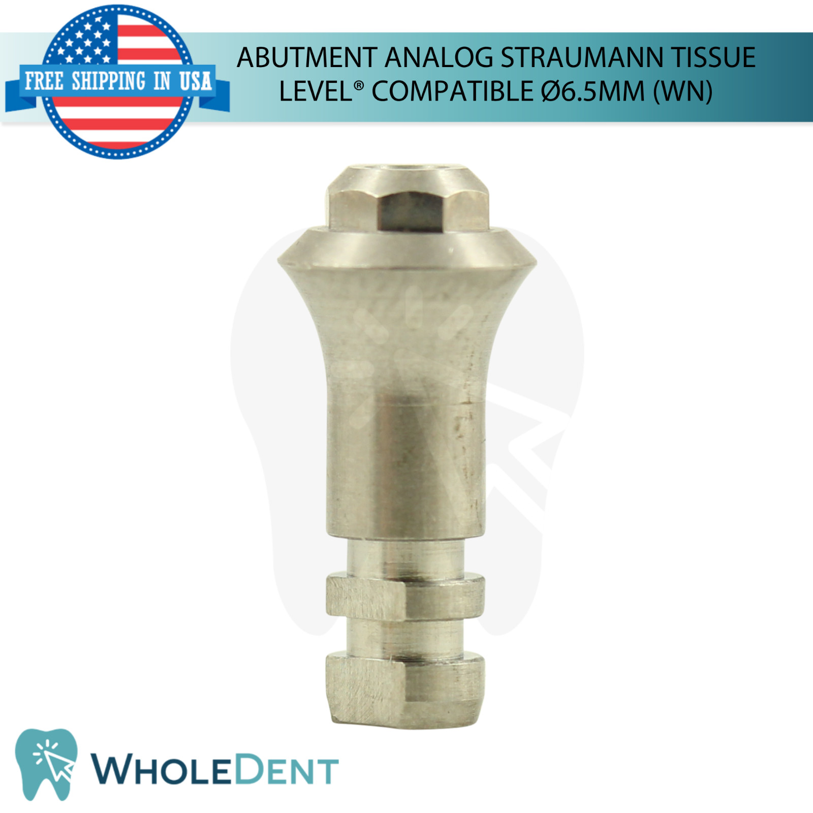 Dental Prosthetic Analog Straumann Tissue Level® Compatible Ø6.5mm System WN