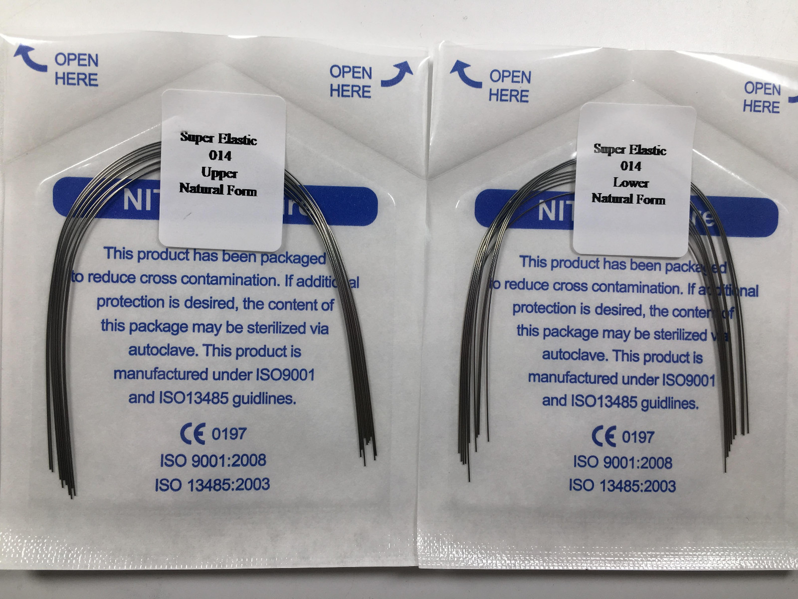 Natural Dental Super Elastic Wires Round Orthodontic Arch Wire 14 U/L 10Bags