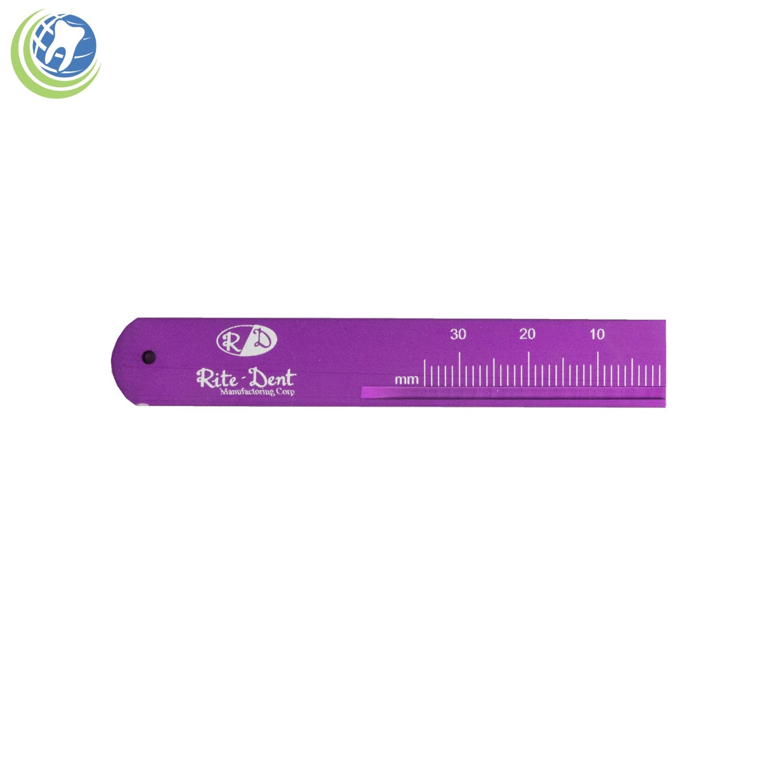 Endo Ruler Endodontic Stainless Steel Gauge Measuring Tool Assorted Colors