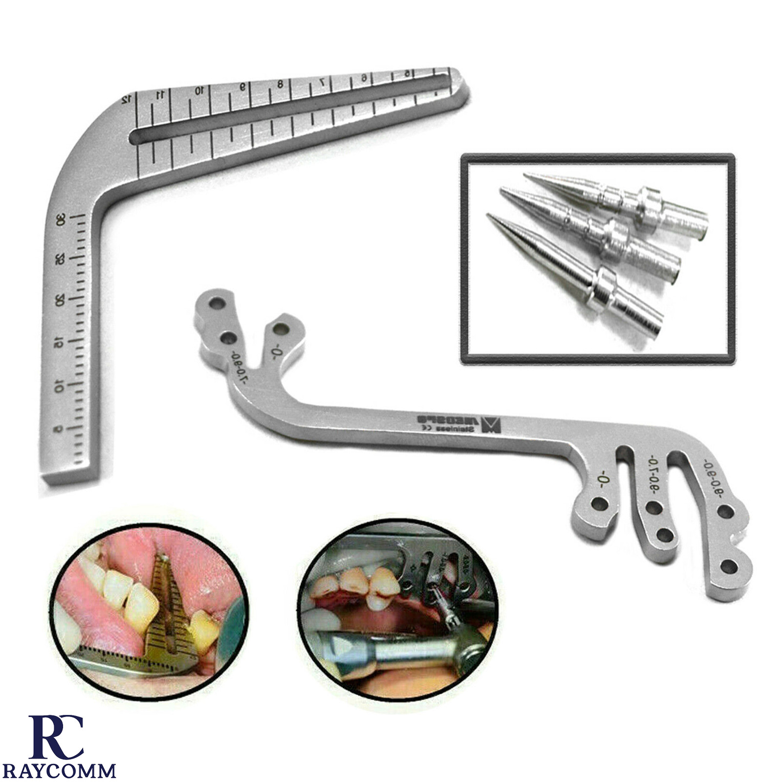 Dental Implant Locating Guide Surgical Planting Positioning Locator Ruler Gauge