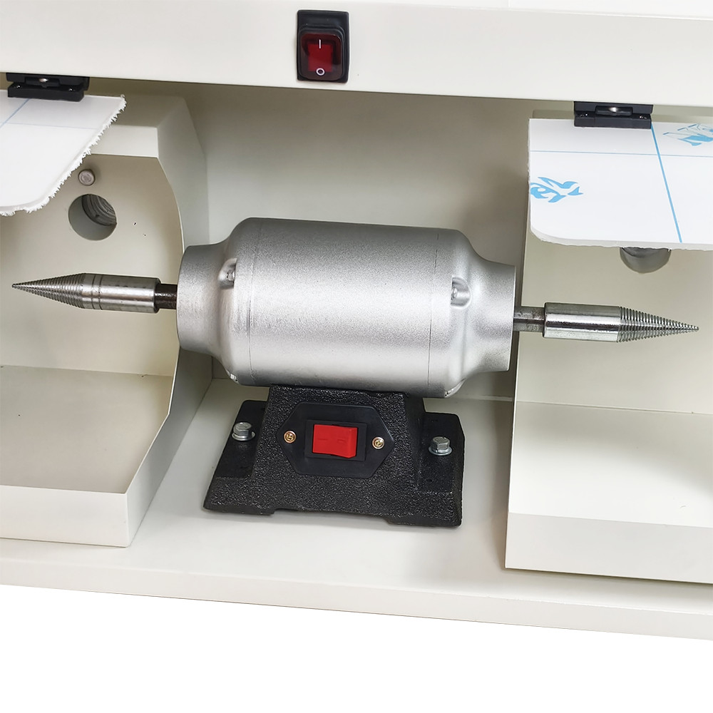 Dental Polishing Lathe Machine Bench Grinder Lab Cutting Compact Unit