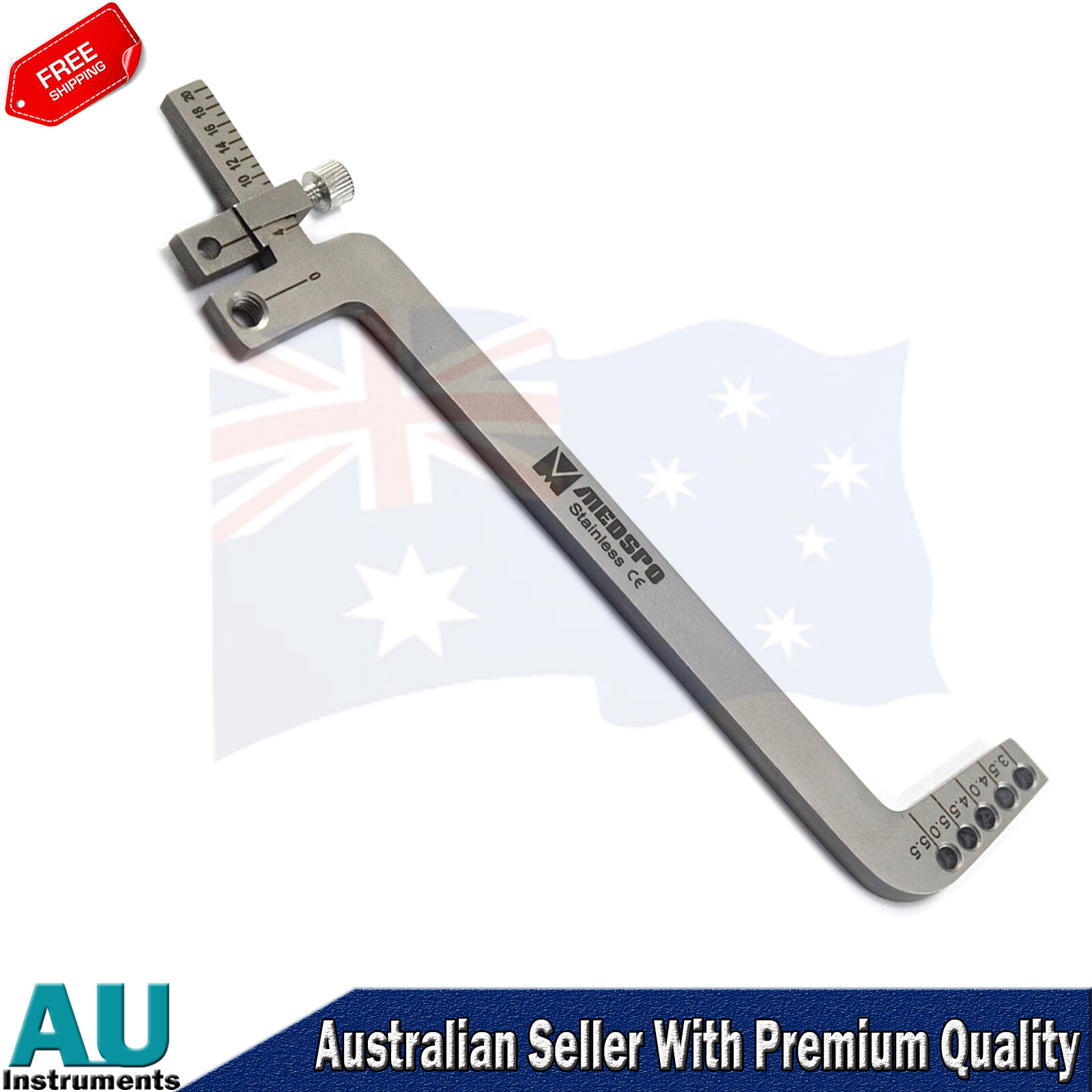 Dental Measuring Instruments Willis Bite Gauge Parallel Implant Locator Drill