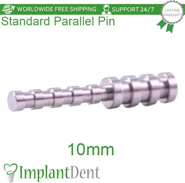 Dental Standard Parallel Pin D-1.6mm L-10mm, 16mm Stainless Steel Tool