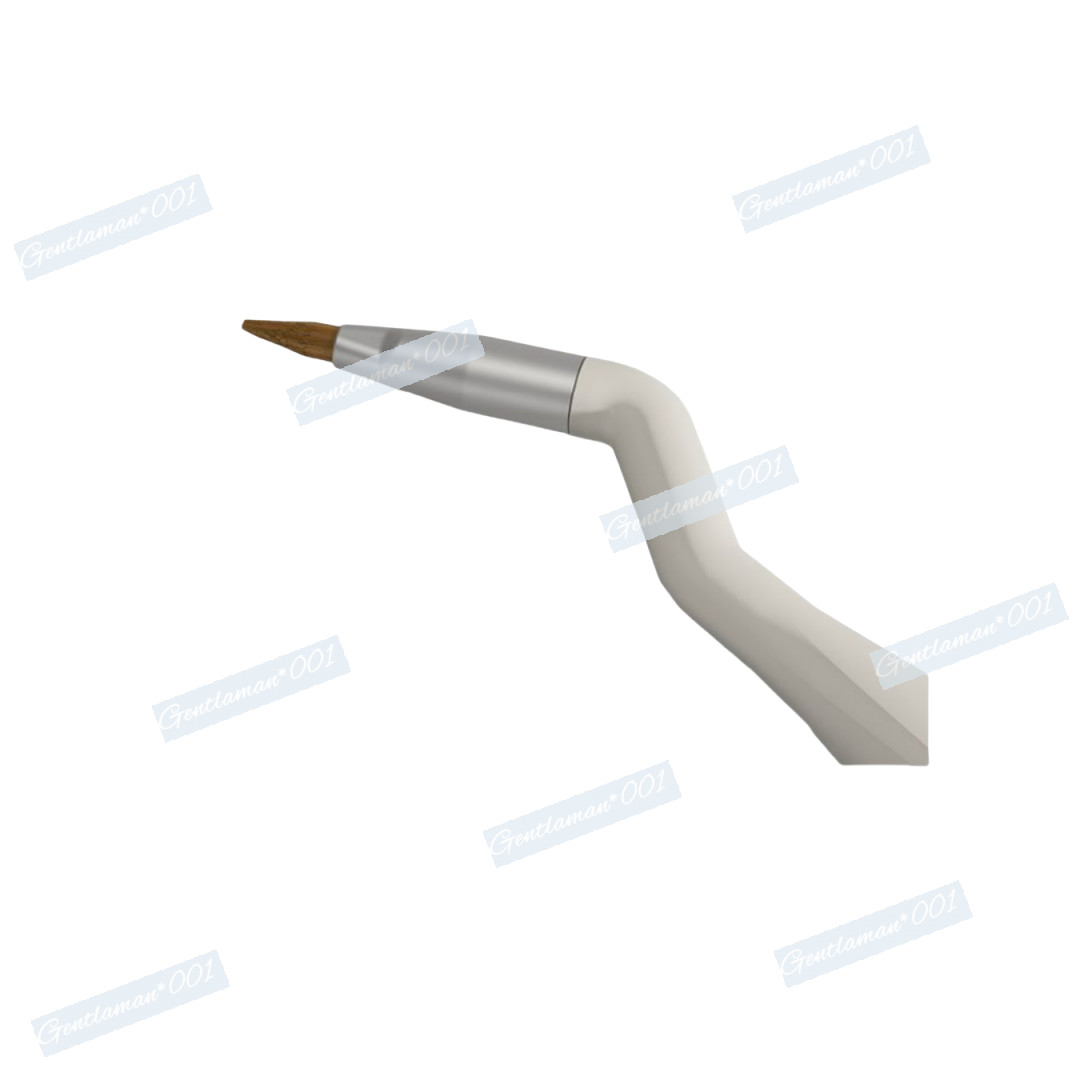 Dental Resin Brush Pen Replaceable Brushes Tips Straight Curved Head Mini Micro