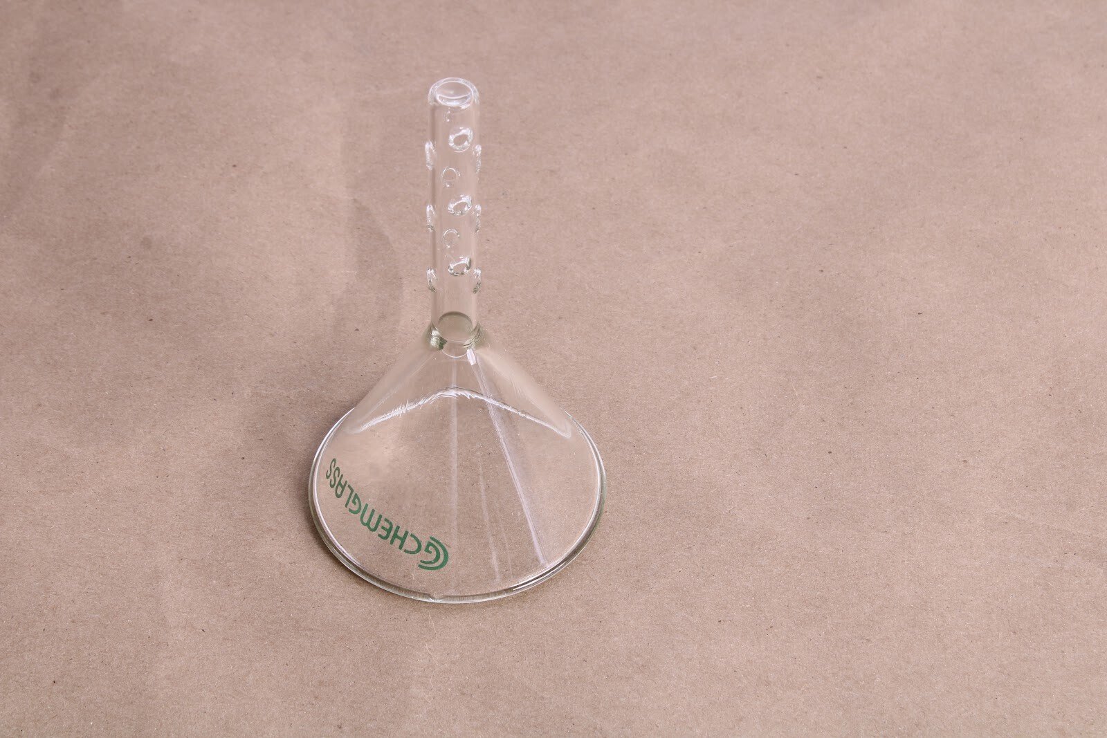 Chemglass Funnel, Solvent Addition, Stem 12mm OD X 75mm Long CG-1758-01