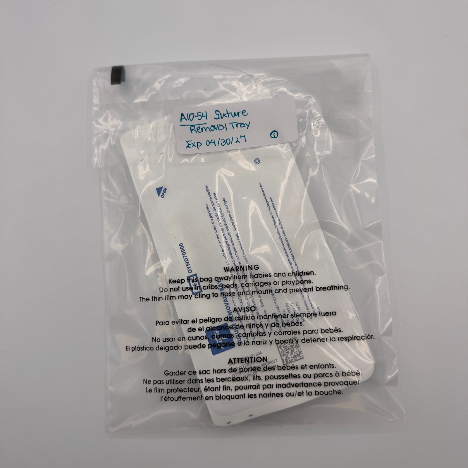Skin Suture Removal Sterile Tray 1 count Exp. 04/30/27 New & Sealed (A10-54)