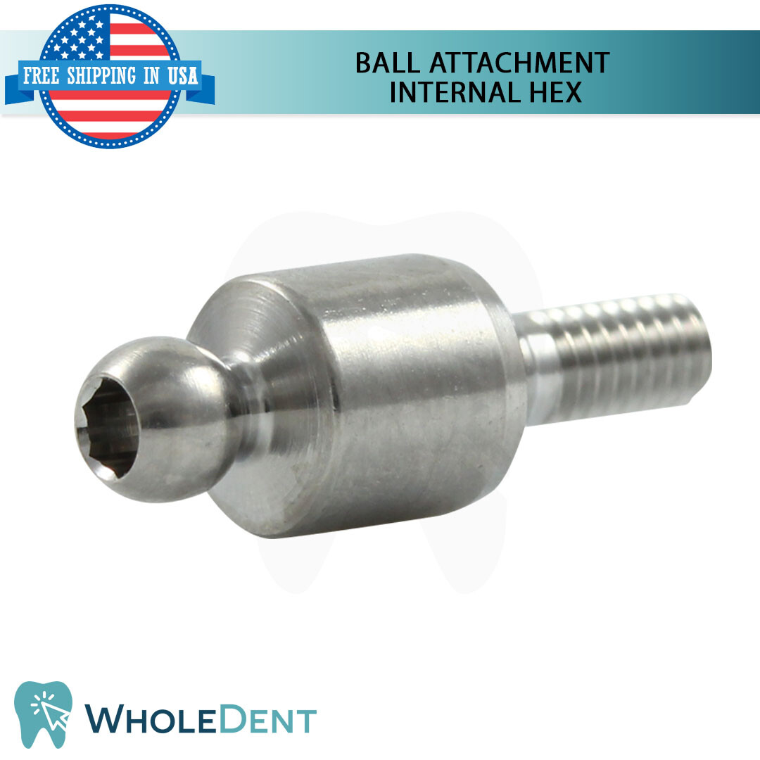 X1 Ball Overdenture Attachment Abutment Soft Silicone Cap Set Int Hex