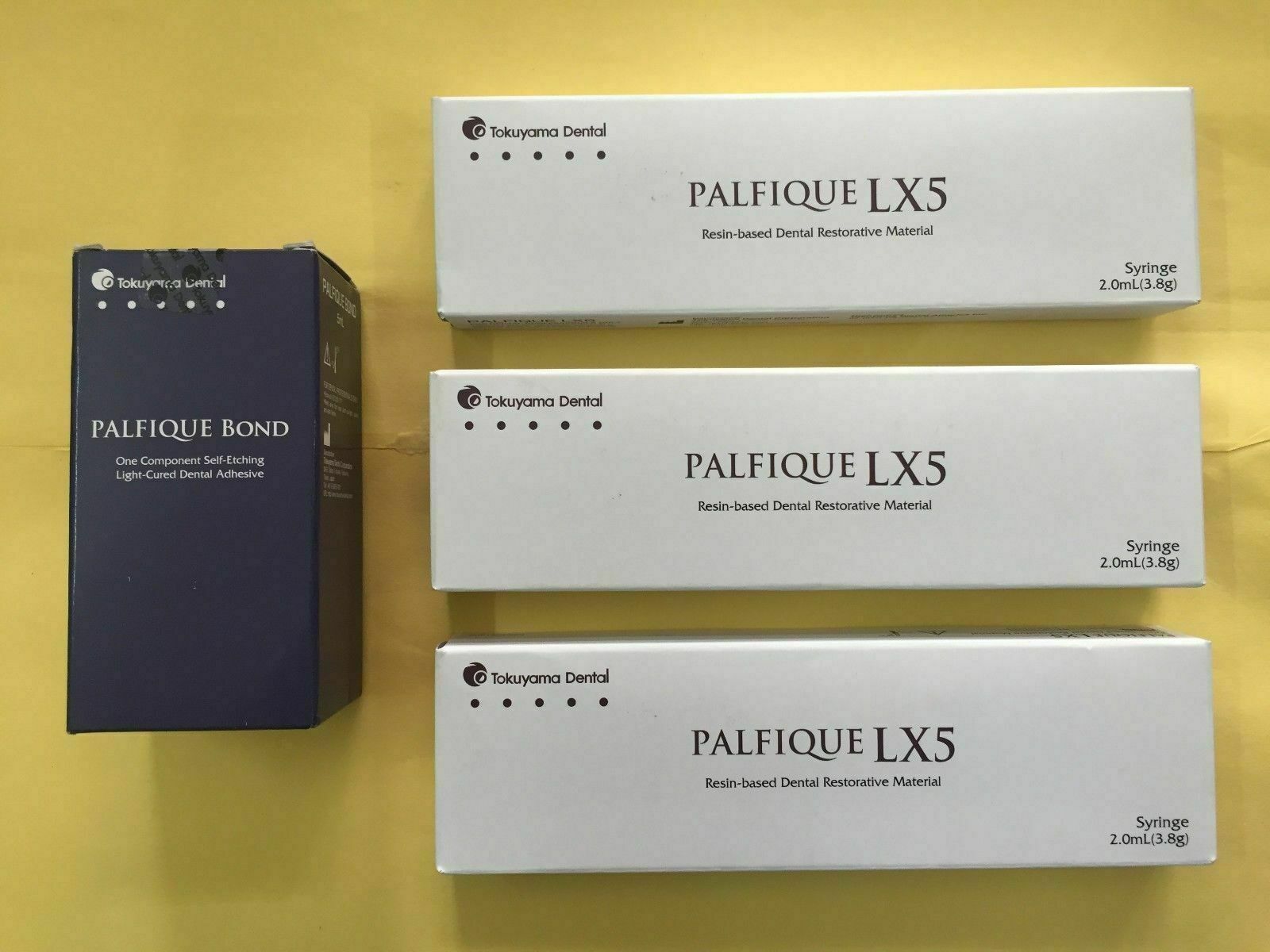 3XTokuyama Dental Palfique LX5 Composite Restorative Kit of 3 Syringes + 1 Bond