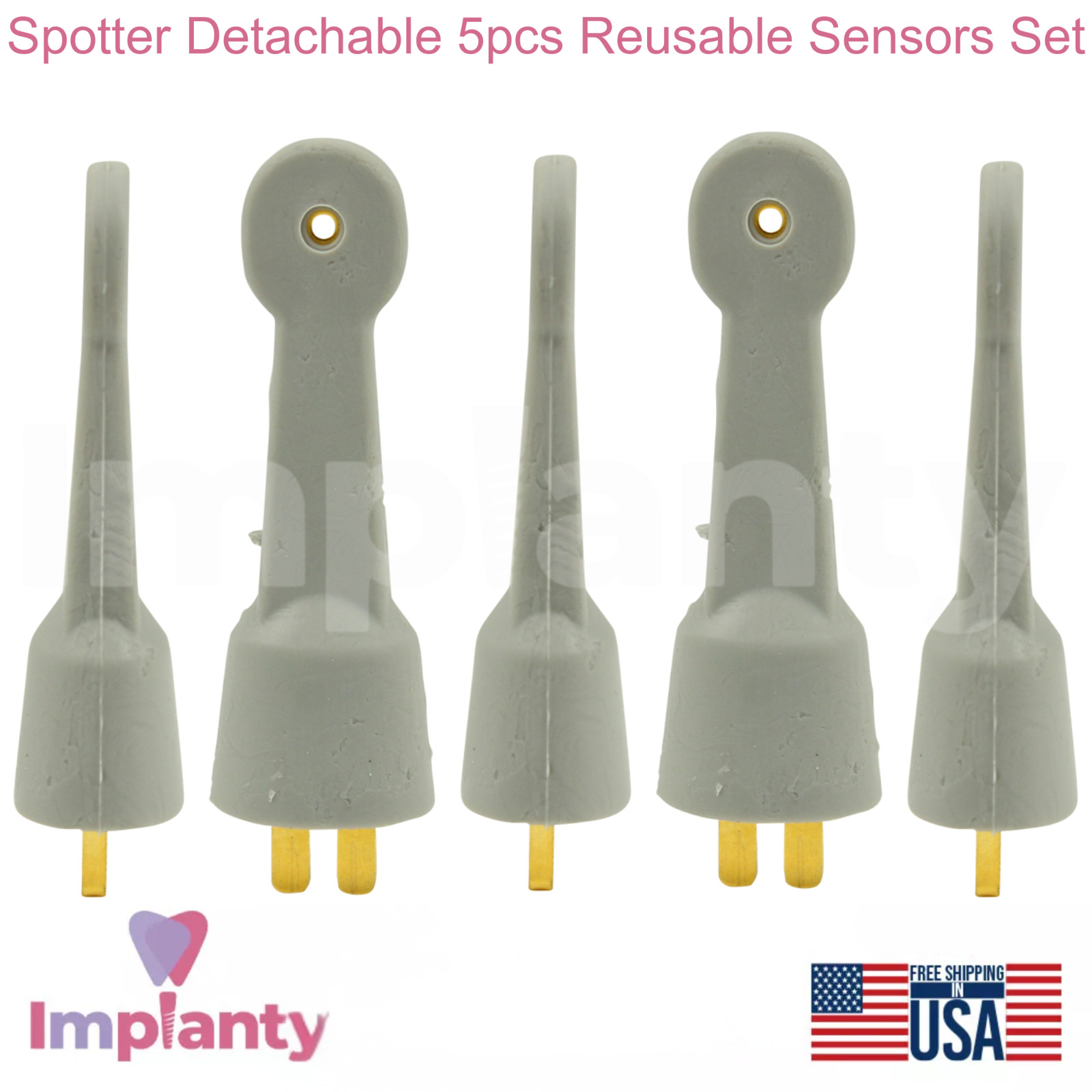 Spotter Detachable 5pcs Reusable Sensors Set Detects Dental Fixture Instrument