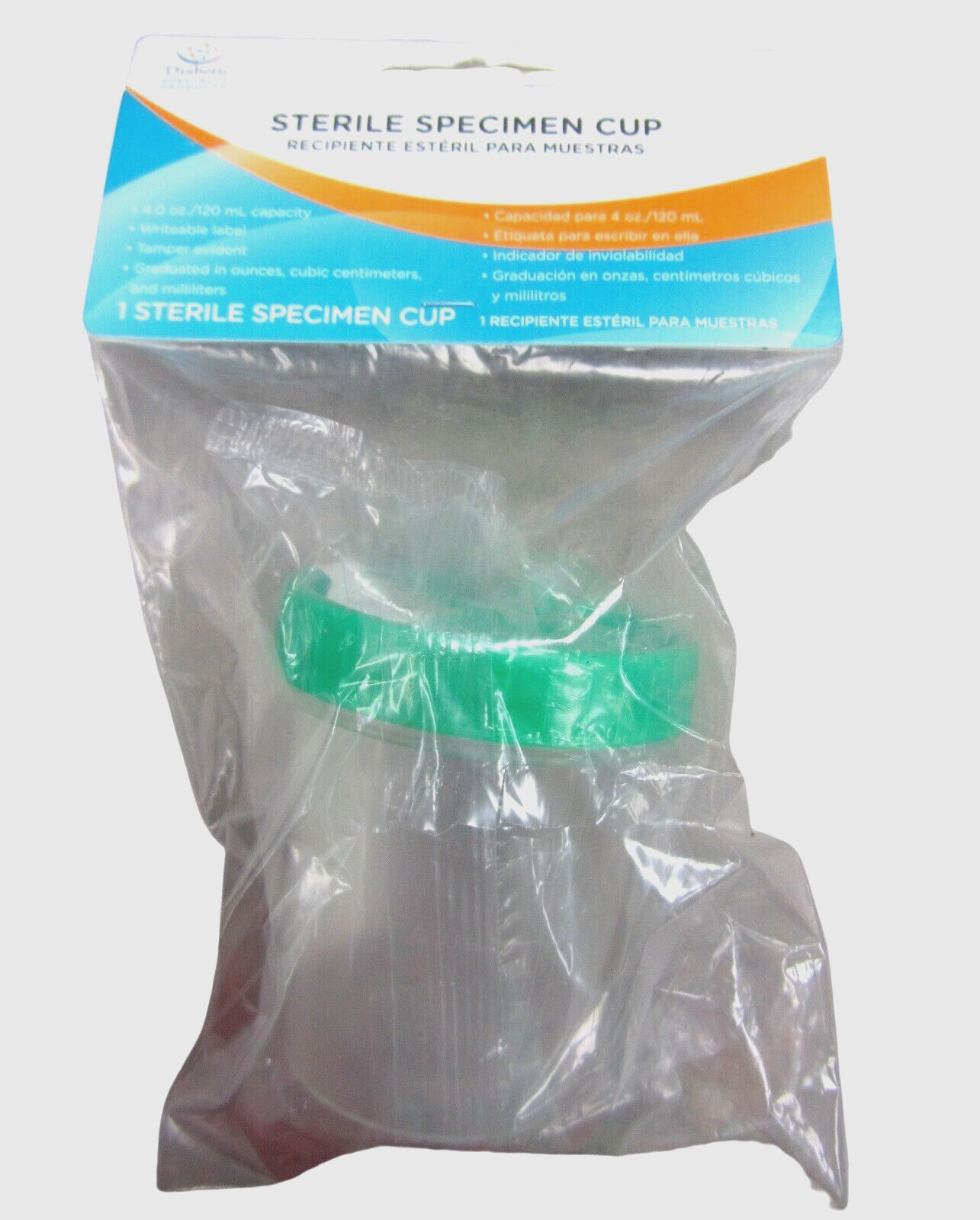 Specimen Cups STERILE 4oz w. Lid & ID Label SEALED