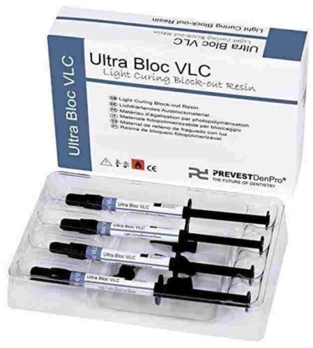 Prevest Ultra Bloc VLC Light Cure Resin Based Block-Out 4 x Syr 1.2ml [Free Ship