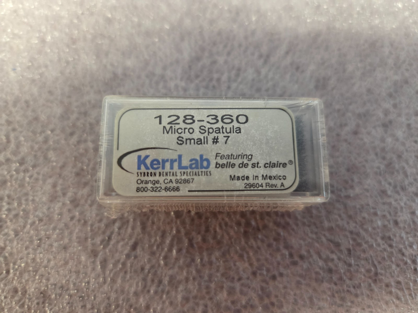 *1 PIECE* – PN# 128-360 – KERR – TIP, DENTAL MICRO SPATULA NSN:6520-01-449-5146