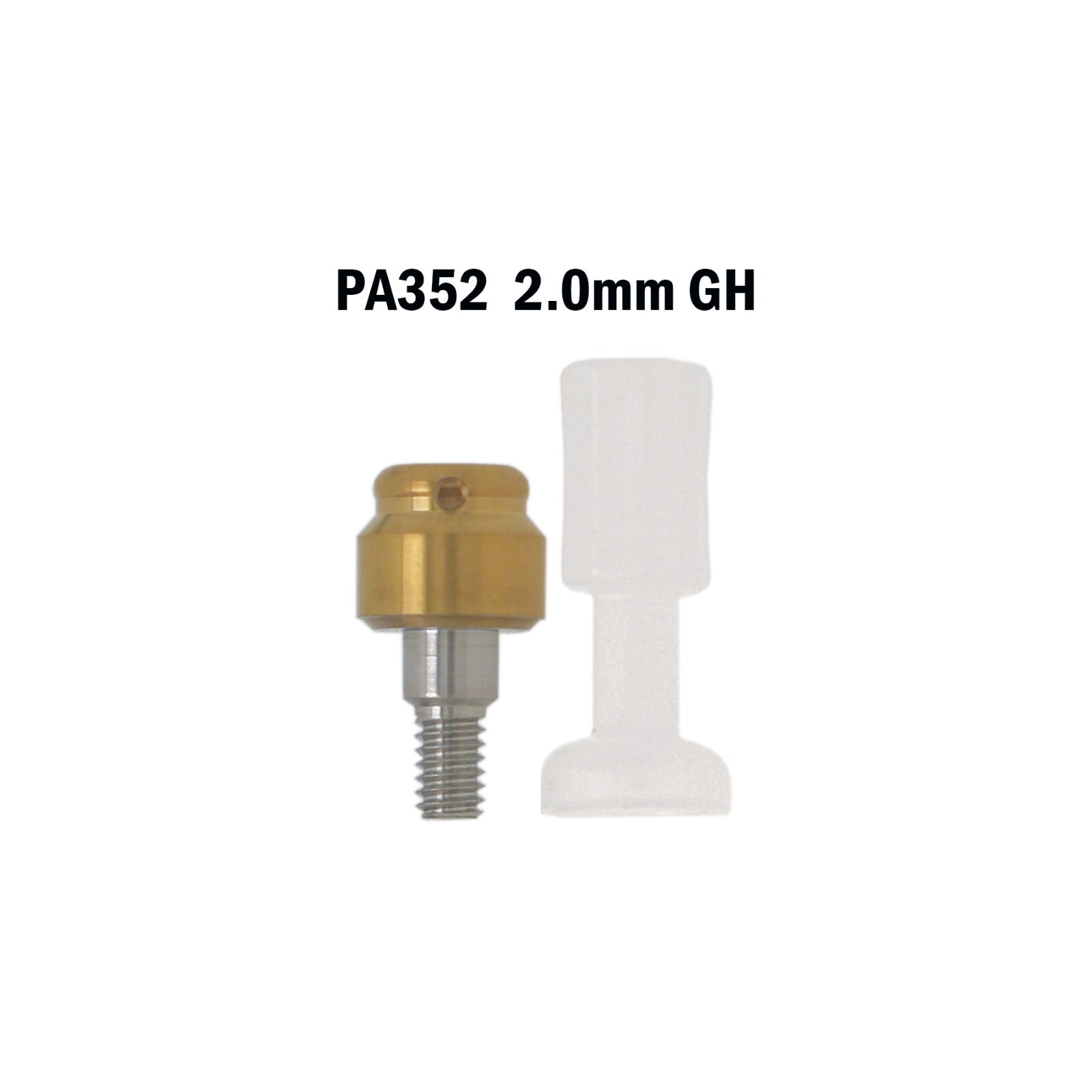 US Dental Overdenture Locator Abutment & Male Cap Kit for Zimmer Ø4.5mm Platform