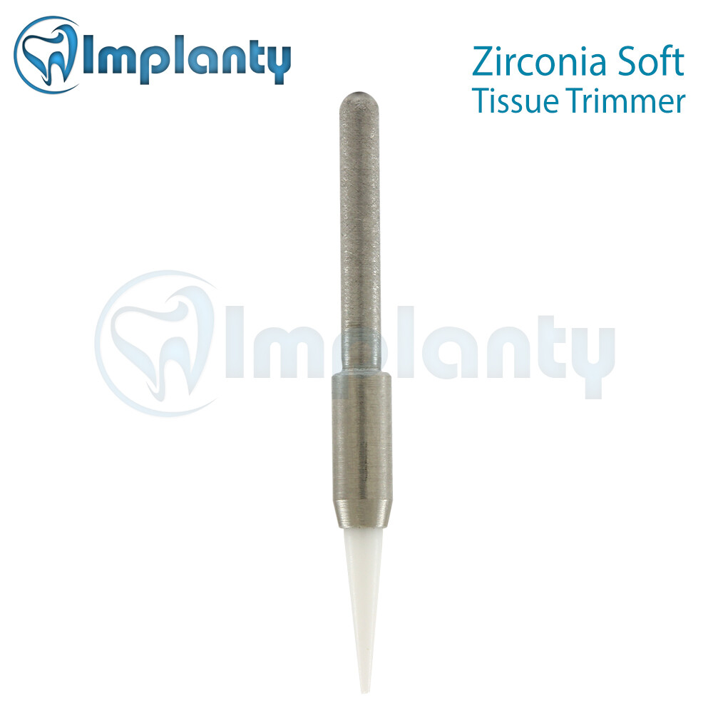 Zirconia Soft Tissue Trimmer Needle Bur Ø1.6mm Tool Instrument Dental High Speed