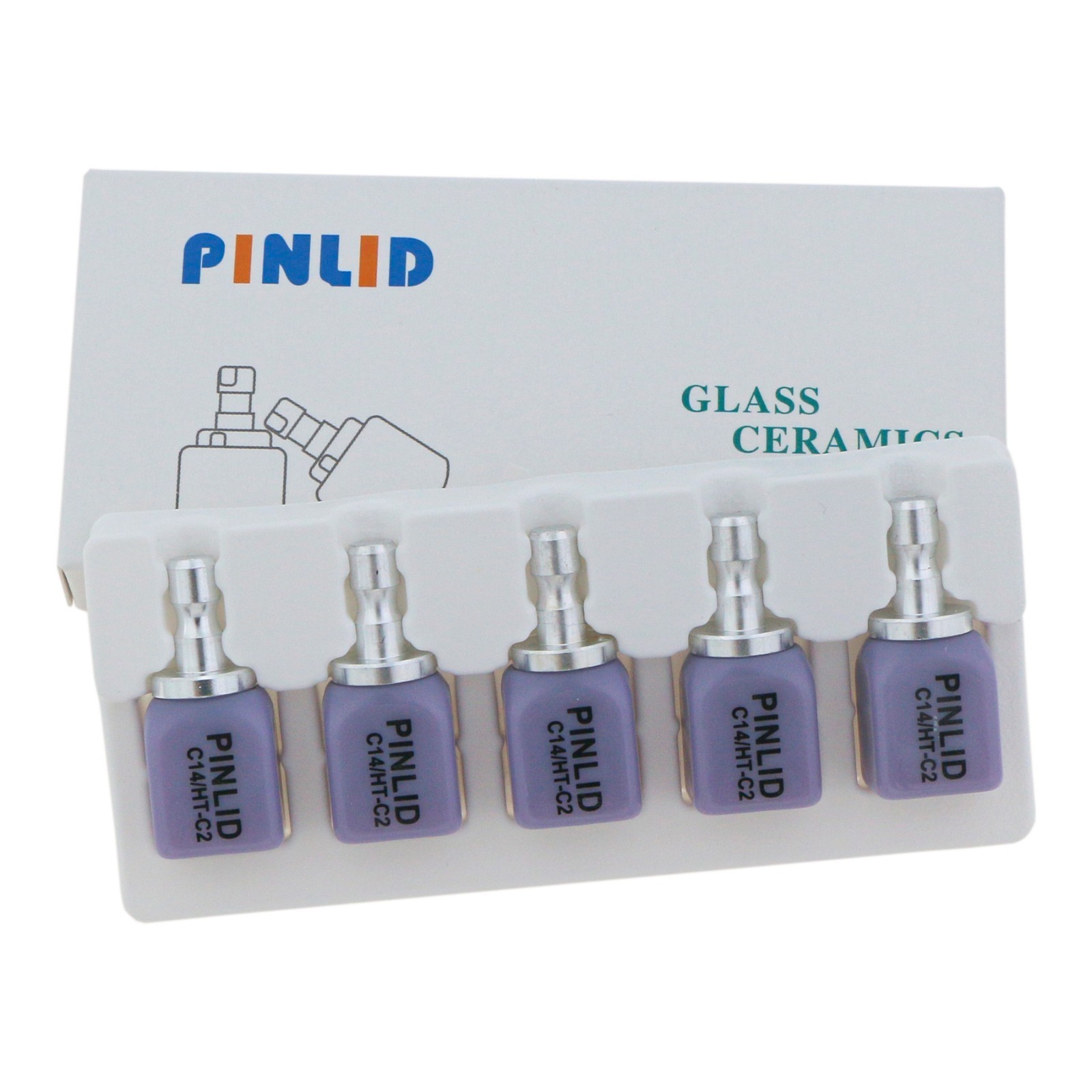Lithium Disilicate C14 Dental Lab Glass Ceramic Blocks HT CAD CAM Cerec Veneer