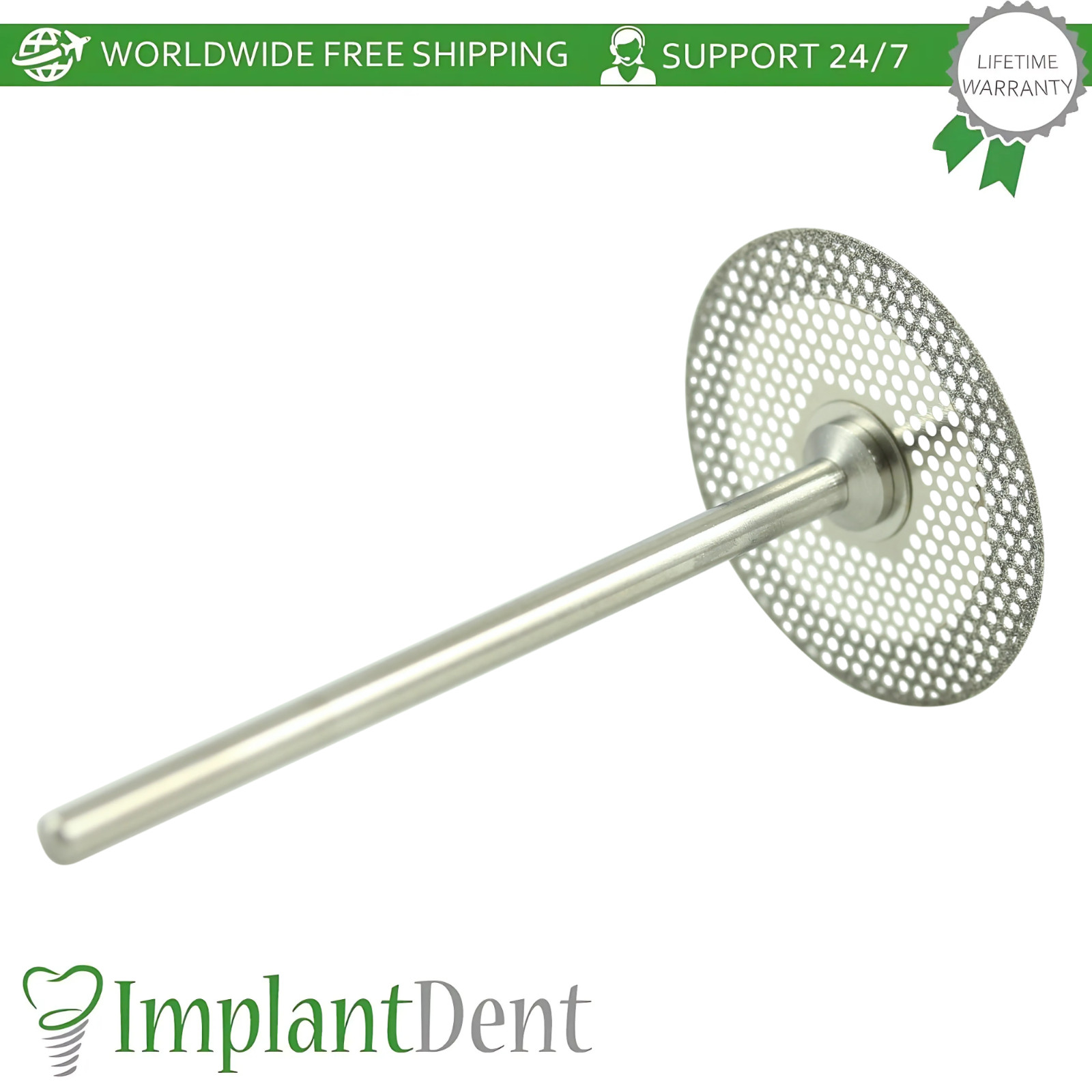 MDT Dental Fine Grit Diamond Coated Double Sided Open Mesh Super Flex Disc Ø22mm