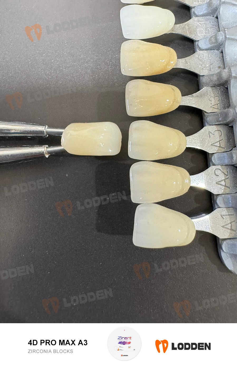 Dental Zirconia Blocks CADCAM System 4D PRO MAX Multilayer Ceramic Disk 8 Layers