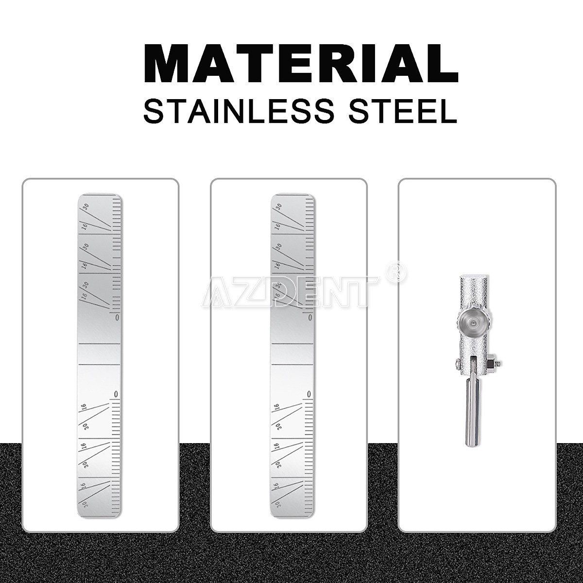 Dental Implant Locating Guide Surgical Planting Positioning Locator Angle Ruler