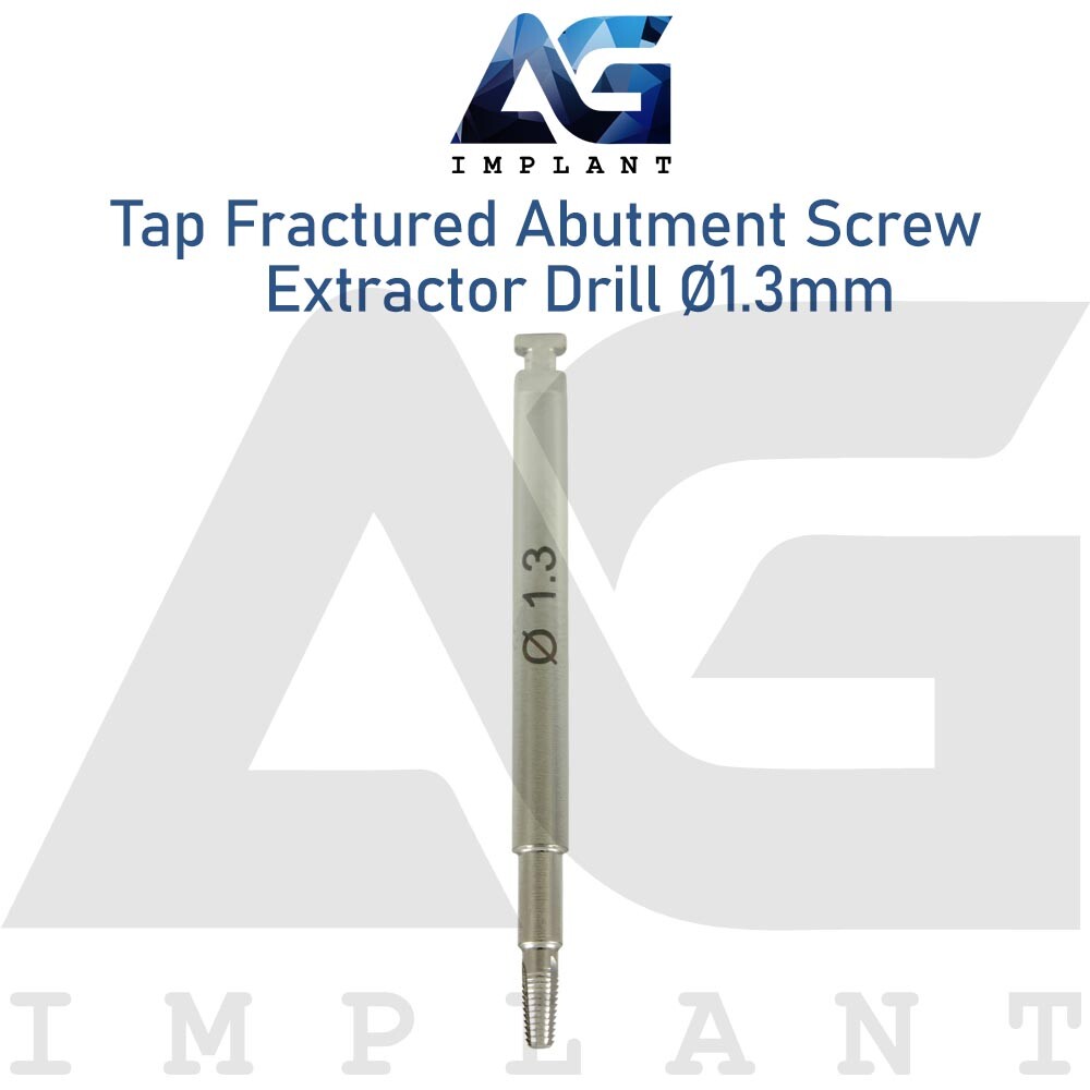 2 Tap Fractured Abutment Screw Extractor Drill Extraction Instrument