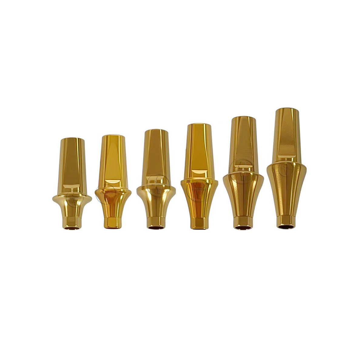 10Pcs Straight abutment Fit DIO UF II Mini Regular Hex Non-hex D4.0/4.5/5.5/6.5