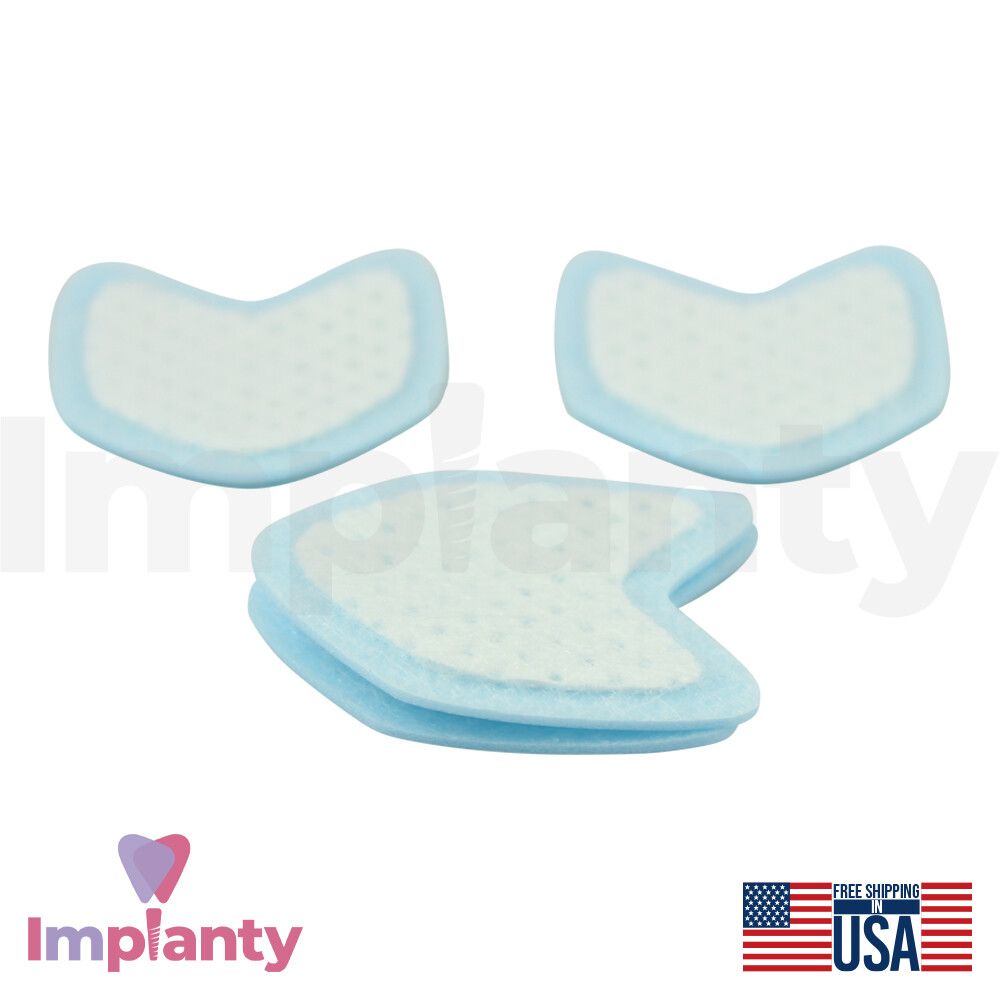 50 Pcs Directa DryDent Parotid Dental Gauze Cotton Rolls Saliva Absorption Pads