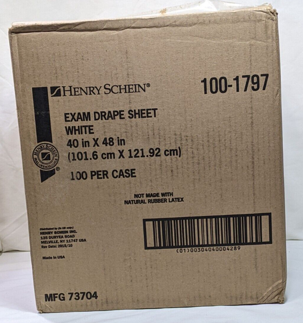 Exam Drape Sheet White 40″ x 48″ (Henry Schein 100-1797)
