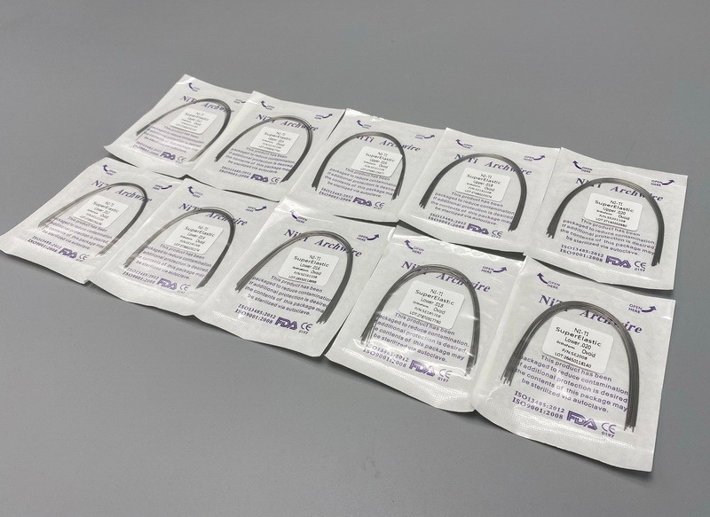 Dental Ortho Teeth Braces Bracket Archwires Super Elastic Ni-Ti Arch Wires Ovoid