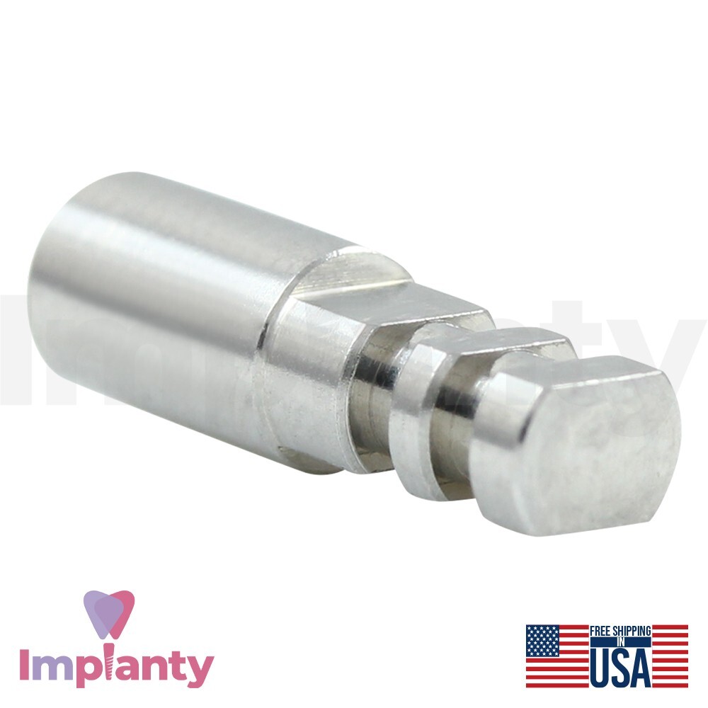 100x Dental Analog 3.75mm Standard Platform Stainless Steel Int Hex 2.42mm