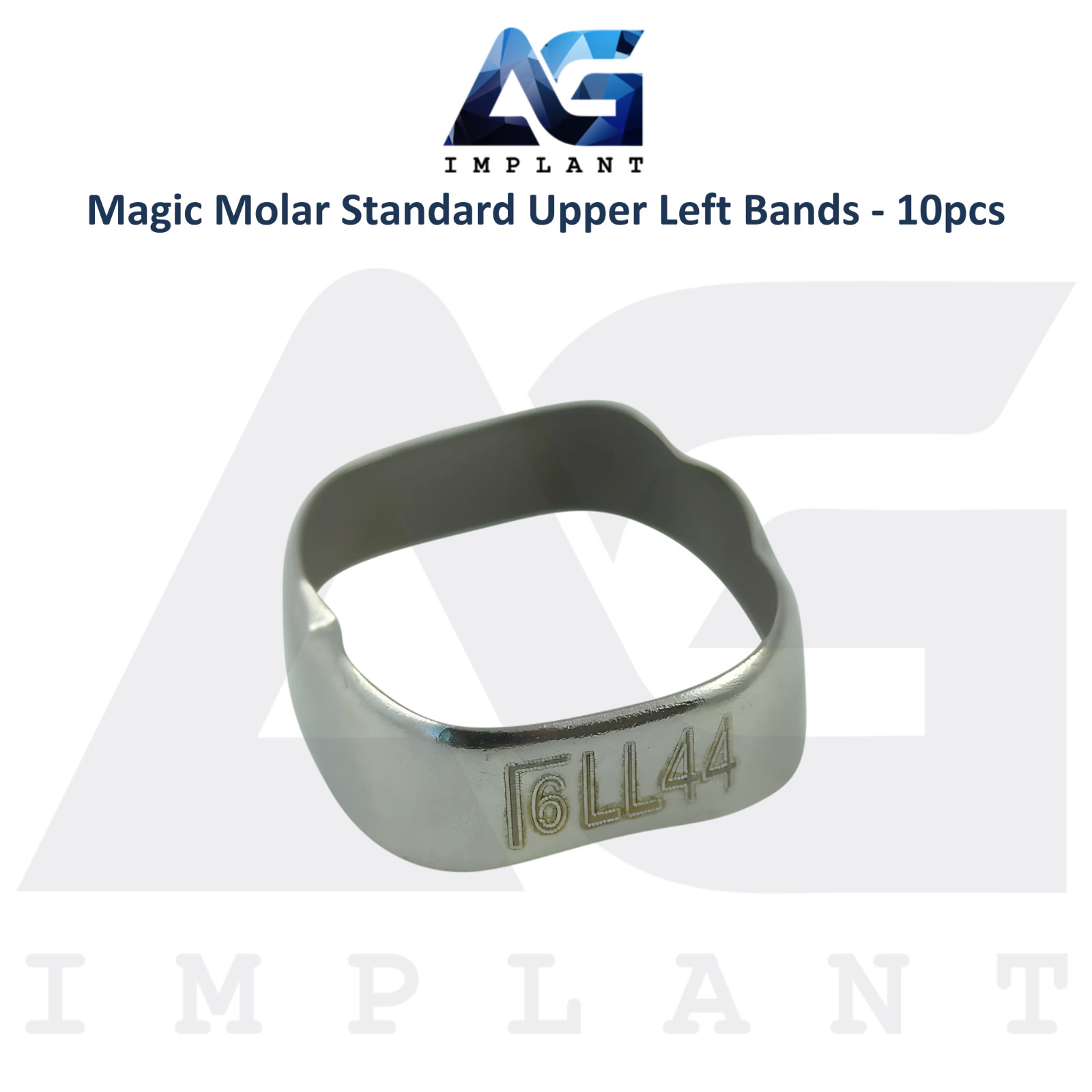 Magic Molar Standard Upper Left Ortho Bands 10pcs Solid Anchor Dental Procedure